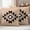 Brown Beige, variant on Pink Black Yellow Boho Outdoor Waterproof Pillow Covers, Simple Romantic Abstract Geometric Decorative Square Throw Pillowcase Sofa Cushion Sham for Patio/Couch/Chair, 20"x20" 2 Pack