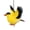Gold Finch, variant on Regal Art & Gift Bird Bouncie - Robin Metal 11.25" Garden Accessory