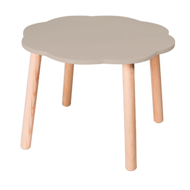 Mesa nube de madera Duduk para niñas y niños 7 colores gris Duduk MES-NUB