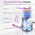 thumbnail image 6 of MOOSOO Stick Vacuum Cleaner, 6-in-1 Lightweight Cordless Vacuum for Hard Floor Carpet Pet Hair, L12 Pink, 6 of 9
