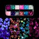 thumbnail image 2 of Lentejuelas holográficas brillantes para uñas, accesorios de decoración de manicura, copos de espejo láser, mariposa, 12 rejillas, 2 of 4