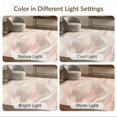 thumbnail image 7 of ODIKA 5'x7' Washable Area Rug Non-Slip, Chair-Friendly Pink Solid Abstract Boho Brushstroke Watercolor Blend Shaggy for Dining Room, Under Table, Home Office, 7 of 7