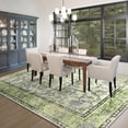 thumbnail image 2 of Cydiria Vintage Boho Traditional Oriental Faux Wool Area Rug,5' x 8', Green, 2 of 7