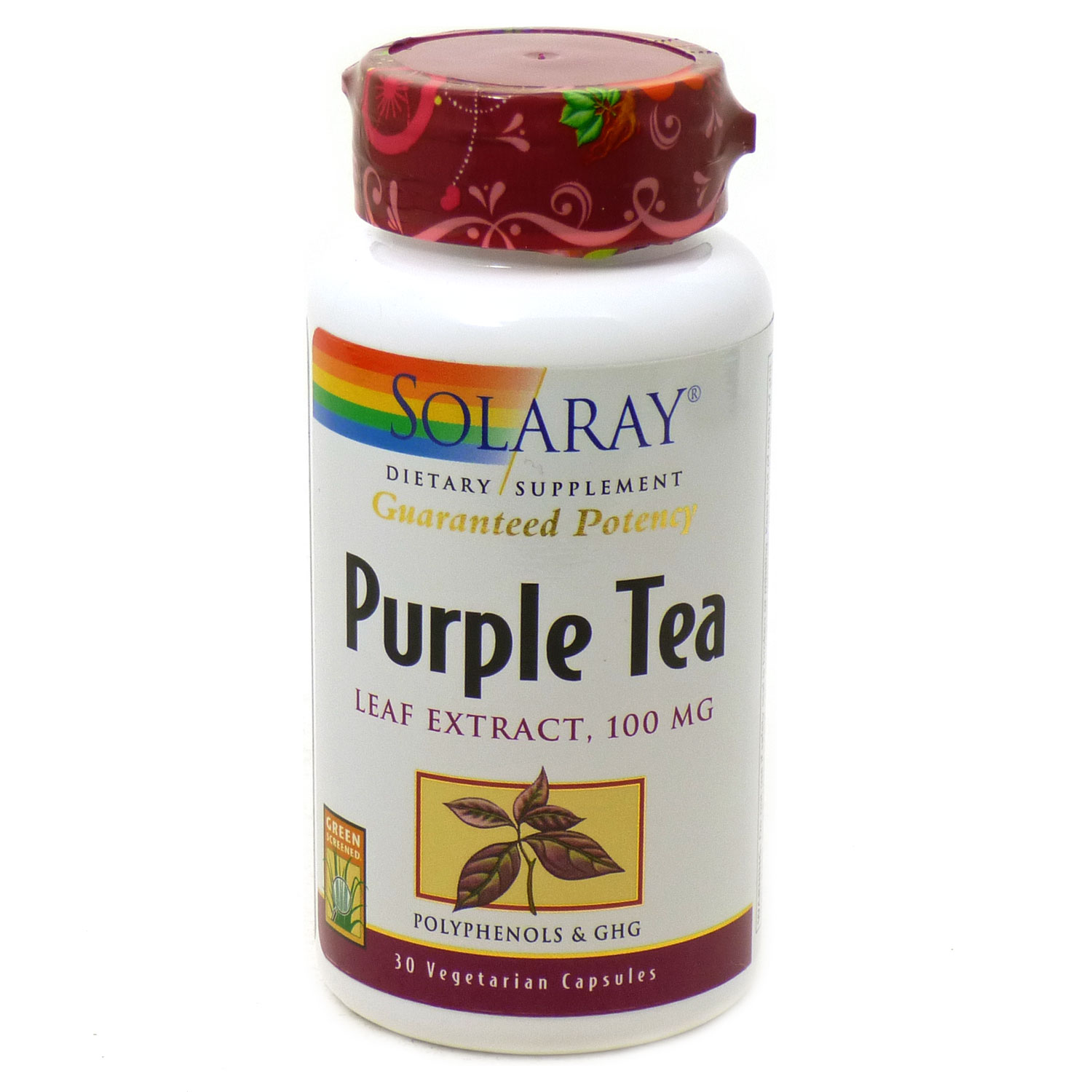 Purple Tea by Solaray 30 Capsules