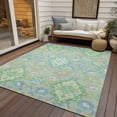 thumbnail image 6 of Addison Rugs Chantille Indoor/Outdoor Traditional Vintage Mint Washable Rectangle Rug, 8' x 10', 6 of 6