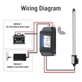 thumbnail image 3 of Electric Mini Linear Actuator 24V, Aluminum and ABS Plastic DC Electric Mini Linear Actuator Positive Negative Poles Wire with End Limit Switch for Robot, 3 of 7