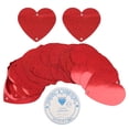 thumbnail image 1 of 100 Uds. Confeti en forma de corazón rojo papel plástico chatarra cumpleaños boda fiesta decoración del Día de San Valentín láser, 1 of 5