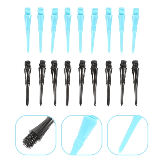 Points de Remplacement en Nylon pour Sports Pointe Aiguille Couleur Assortie 50 Pcs