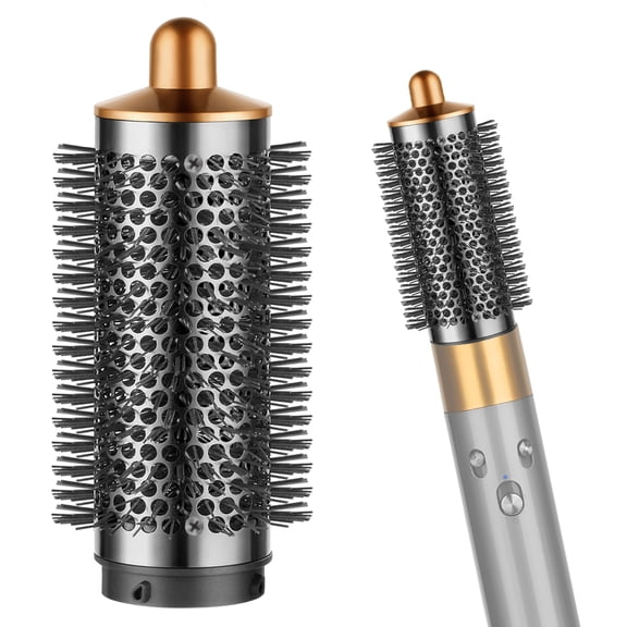 AFDD Round Brush Attachment compatible with Dyson Airwrap Creates Salon Blowouts Fuller Volume and Smooth for Short to Long Hair Bangs