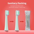 thumbnail image 4 of 12 Pack Replacement Toothbrush Heads Compatible with Colgate Hum Connected Smart Battery Toothbrush Refill Head, Teal, 4 of 6