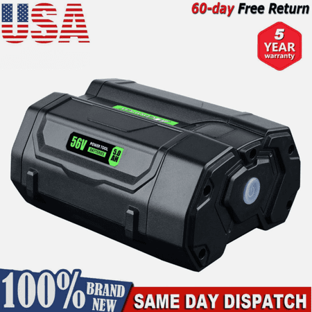 56V 5.0Ah Replacement EGO Battery,Compatible with EGO Lithium Batteries & Power+ Cordless Tools BA5600T BA4200T BA3360T BA2800T