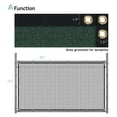 thumbnail image 6 of 8' x 22' Green Privacy Fence Screen Heavy Duty Windscreen Mesh Fencing Shade Fabric with Brass Grommets for Outdoor Fence Garden Patio Swimming Pool, 6 of 7
