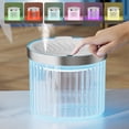 thumbnail image 1 of Humidificador USB Quiet Cool Mist | Tanque de 1.5L | Luz nocturna LED de colores | Mini difusor de aire portátil para plantas de oficina | Fácil de limpiar | Alimentado por USB | Plástico | 5.7x4.7in, 1 of 9