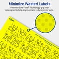 thumbnail image 5 of Avery Printable Square Labels, Neon Yellow, 2-1/8" x 2-1/8", 480ct, 5 of 11