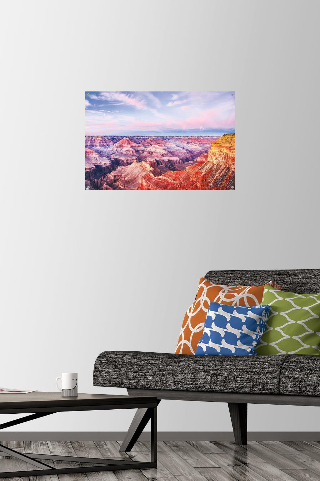 Wonders of the World - Grand Canyon Wall Poster with Pushpins, 14.725" x 22.375"