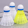 thumbnail image 2 of Lttoisl Durable Nylon Badminton Shuttlecocks, Long Lasting Feather-like Design for Practice & Match Play, 1/5/10 Pack Yellow White Birds for Training, 2 of 8