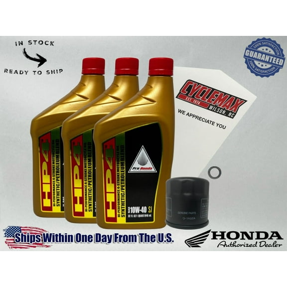 Cyclemax Semi Synthetic Oil Change Kit fits 2019-2024 Honda CB500F