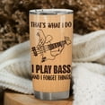 thumbnail image 3 of Cool Acoustic Bass Guitar Player Gifts for Men & Women, Playing Electric Bass Guitar 20 Oz Tumbler, 4-String Bass Mugs, Short Scale Bass Guitar, Beginner Bassist Music Cups Accessories, 3 of 6