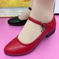 thumbnail image 6 of GERsome Women Mary Janes Shoes for Dress Shoes Low Chunky Heels Work Pumps, 6 of 6