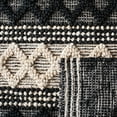 thumbnail image 6 of SAFAVIEH Natural Fiber Odran Striped Area Rug, Black/Ivory, 8' x 10', 6 of 10