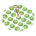 Christmas Tree Skirt, bright cabbage cute eyes funny Soft Funny