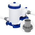 thumbnail image 5 of 2 Pack Pool Hose Adapter Hose Connectors Efficient Pool Maintenance Part Pool Fittings ABS Texture for Swimming Pools, 5 of 7