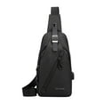thumbnail image 1 of RXIRUCGD Sling Backpack, Multipurpose Crossbody Shoulder Bag Travel Hiking Daypack Black, 1 of 7
