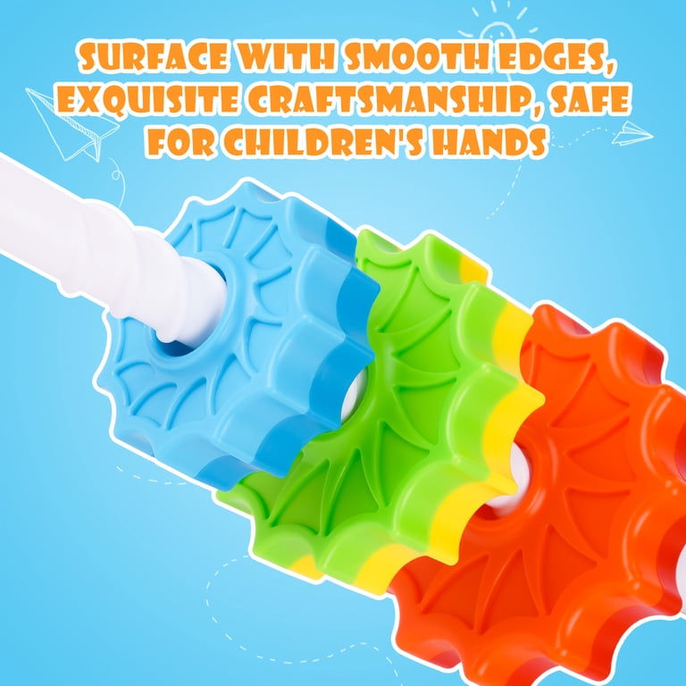 Nitoy Rainbow Tower Spinning Stacking Toy, 6 Discs photo 4