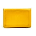 thumbnail image 1 of Pre-Owned HERMES Calvi business card holder, leather goods, pass case, Epson, women's, yellow, 1 of 10