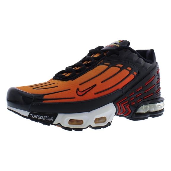 Nike Max Plus III Unisex Shoes Size 8, Color: Black/Pimento/Bright Ceramic