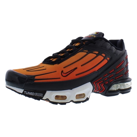 Nike Max Plus III Unisex Shoes Size 8, Color: Black/Pimento/Bright Ceramic