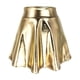 thumbnail image 2 of TaTaai Women Solid Color Shiny High Waist Mini Skirt Stretchy Fabric Soft Machine Washable No Fading Versatile Daily Party Street Casual Wear Above Knee Skirt Gift, 2 of 5