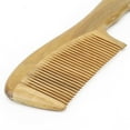 thumbnail image 5 of Onedor Handmade 100% Natural Green Sandalwood Hair Combs - Anti-Static Sandalwood Scent Natural Hair Detangler Wooden Comb (Fine Tooth), 5 of 6