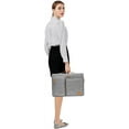 thumbnail image 5 of MOSISO Laptop Sleeve Carrying Case Compatible with MacBook Air 13 inch M3 M2 M1 2024-2018 / Pro 13 inch 2024-2016, 360 Protective Computer Handbag Briefcase with Handle, Gray, 5 of 7