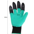 thumbnail image 3 of Guantes de Jardinería con Garras en los Dedos, Látex Impermeable y Antipinchazos, Talla Única, Verde, 3 of 7