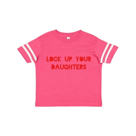 

Inktastic Lock Up Your Daughters Gift Toddler Boy or Toddler Girl T-Shirt