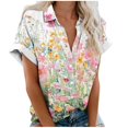thumbnail image 1 of Mujeres Pantalones Cortos Impresos Blusas de Manga Corta Y Top Regular, Vestido de Moda de Verano Casual para Mujeres, 1 of 5