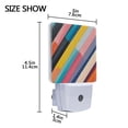 thumbnail image 4 of Yayeee LED Plug in Night Light for The Home with Auto Dusk to Dawn Light Sensors, 2 Pack, Color Striped, 4 of 6