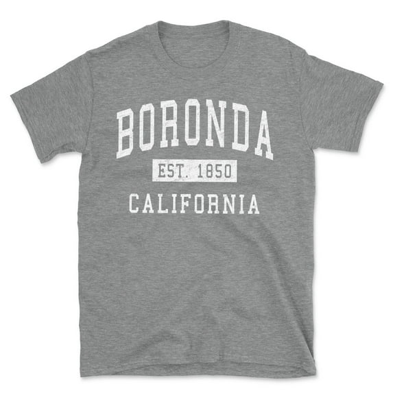 Boronda California Classic Established Men's Cotton T-Shirt