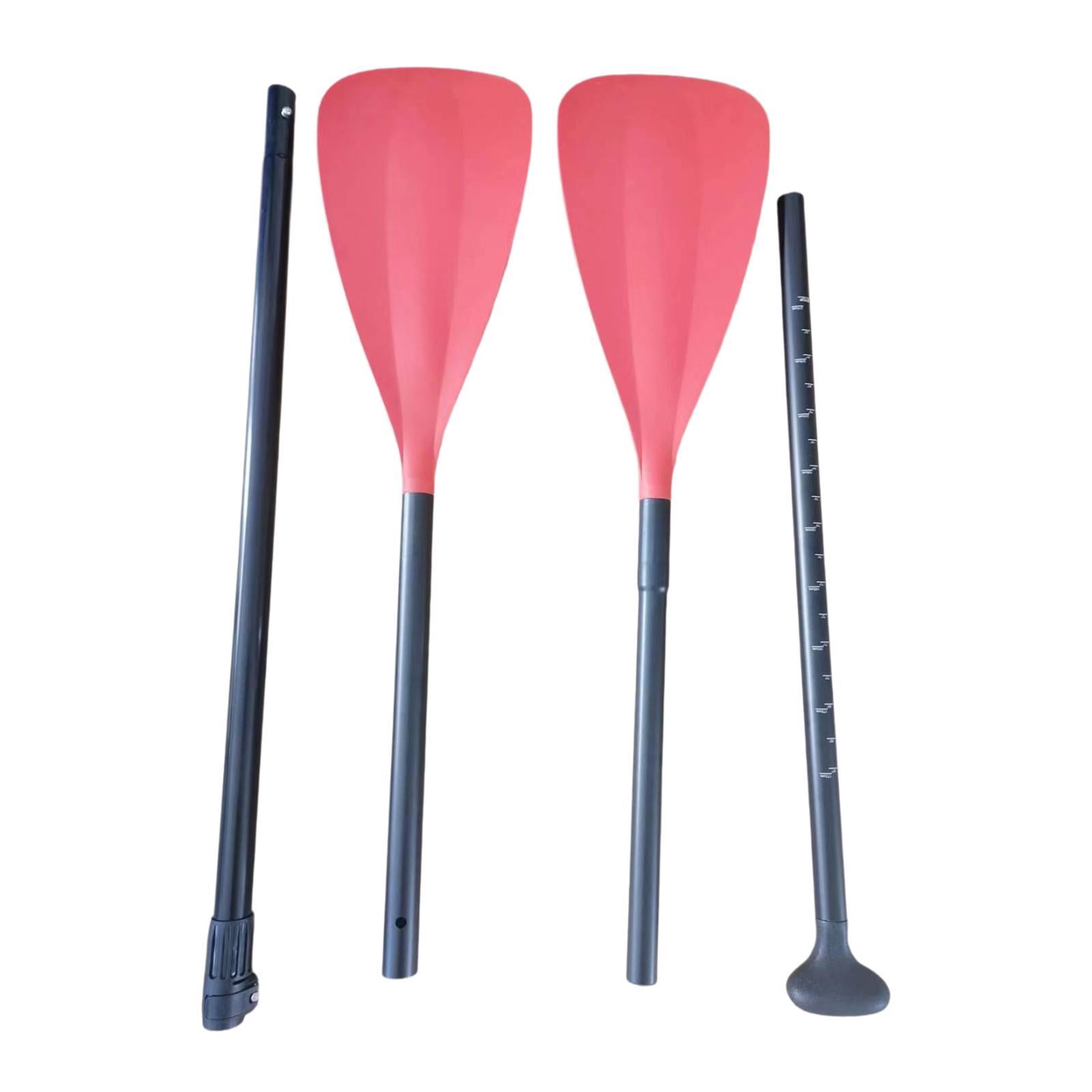 funtasica , Boat Paddle, Double-ended with Aluminum Alloy Shaft, Board Paddle, Lightweight, Detachable Red