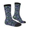 thumbnail image 4 of Yiaed Magic Toads in Hats Print Great elasticity Crew Socks Sports socks for Men and Women, 4 of 5