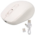 thumbnail image 2 of Office Mouse, Mute Control Computer Mice Ergonomic Design Adjustable DPI  for Home for Office for Travel Black,White, 2 of 8