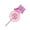 Pink, variant on Colorful Owl Yard Interactive Spinner Toy For Kids Yard Nursery Ornament Decoration Weather Resistant Outdoor Use