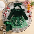 thumbnail image 2 of 3-6 Months Newborn Preemie Boys Girls Underwear Pajamas Rompers Home Clothes Baby Girl Outfit Christmas Man Romper Dress Cute Infant Xmas Winter Clothes Dark Green Rompers Baby Gift, 2 of 8