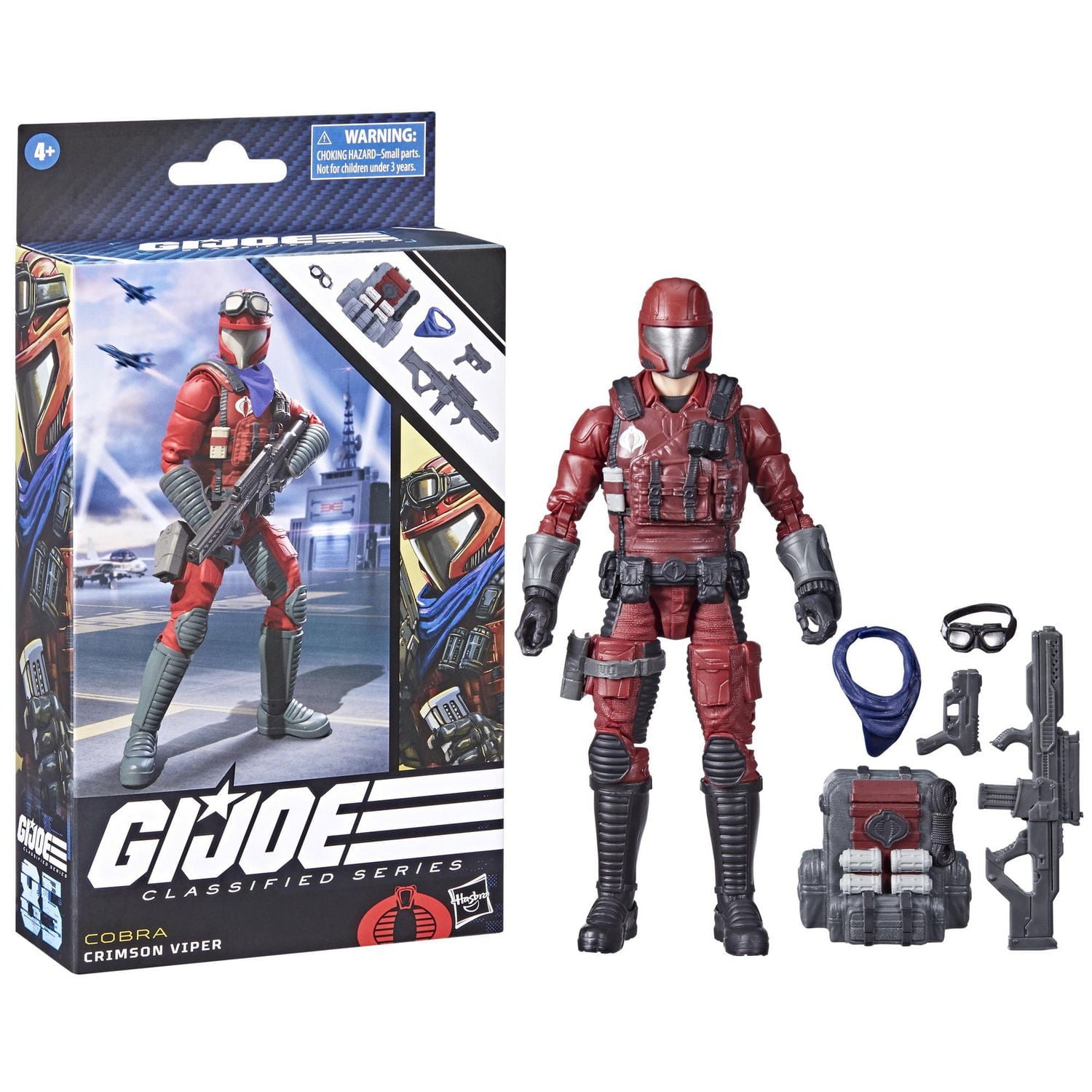 G.I. Joe Classified Series Crimson Viper, Troop-Building G.I. Joe Action Figure, 85, 6 inch Action Figures For Boys & Girls, With 5 Accessories