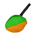 thumbnail image 2 of Juguete para tirar de perros, juguete para tirar, resistente, portátil, enriquecedor, resistente al desgarro, entrenamiento de mordeduras, juego verde naranja, 2 of 8