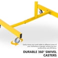 thumbnail image 5 of Adjustable Tear Down Work Table with Drawer for Garages, Repair Shops, and DIY, Portable, (4) 2.5" Swivel Casters, 220 Pound Capacity, Rubber Corners, Heavy Duty Steel, 5 of 7