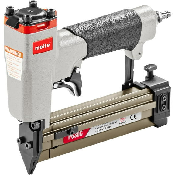 MEITE P630C Pneumatic Pin Nail Gun 23 Gauge 3/8" to 1-3/16" Length Pin Nailer