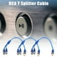 thumbnail image 3 of 3 Piezas de conexión de Audio para 1 RCA Hembra a 2 RCA Macho Adaptador de Cable Divisor, 3 of 5