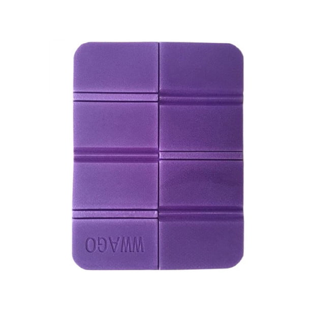 Toystoory Cojín de asiento plegable Elementos Cojín para acampar Colchonetas para sentarse en el suelo Colchón Kits de desorden para acampar violeta